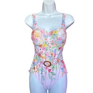 Floral Women's One Piece Swimsuit